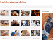 Tablet Screenshot of humpingmasturbation.com